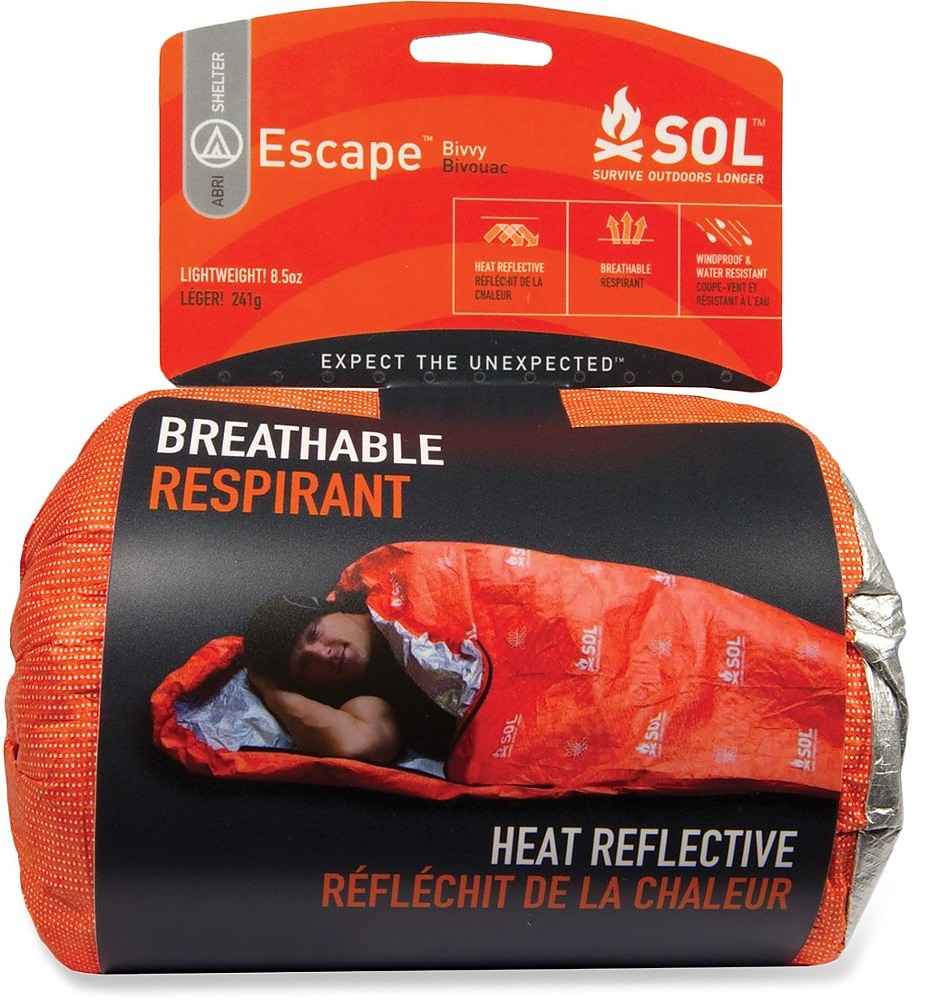 photo: SOL Escape Bivvy emergency shelter