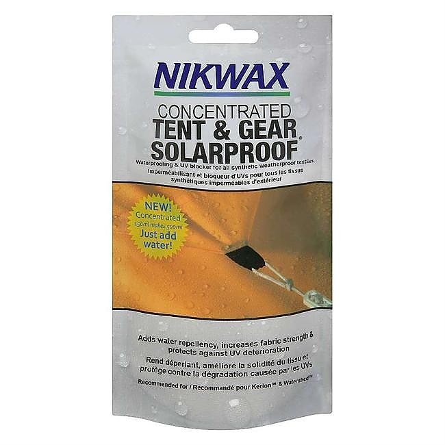 Nikwax Tent & Gear SolarProof - Imperméabilisant Et Protection UV Pour Tentes, Sacs à Dos - Concentré 1 Litre