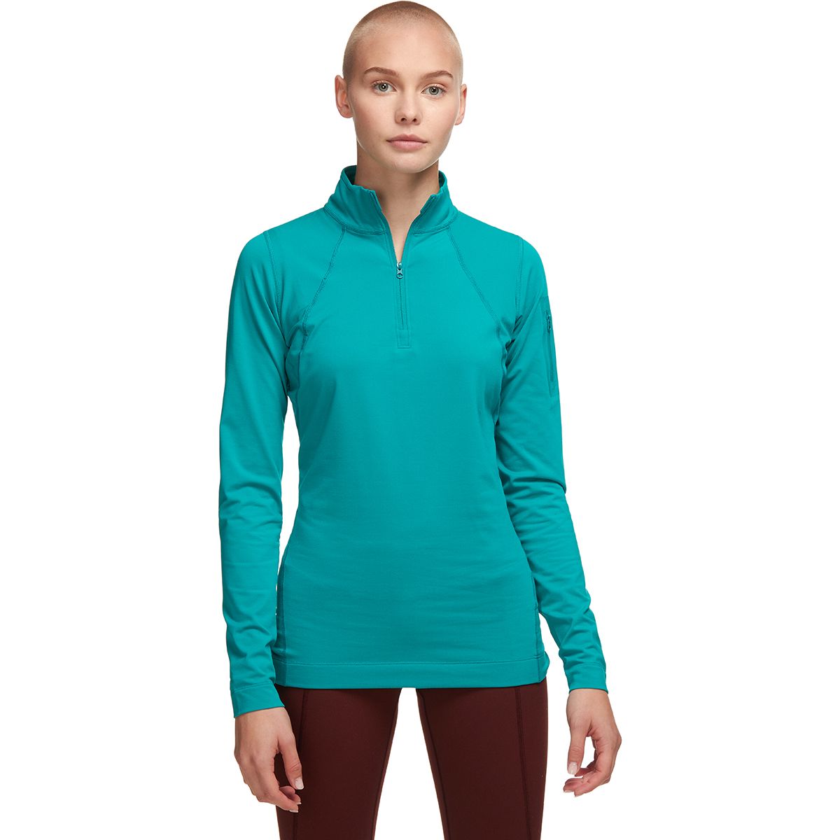 photo: Arc'teryx Women's Rho LT Zip Neck base layer top