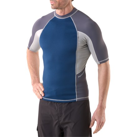 photo: Mysterioso Neoprene Front Rashguard short sleeve rashguard