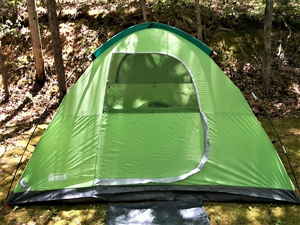 Coleman gets eaten by the tarp 