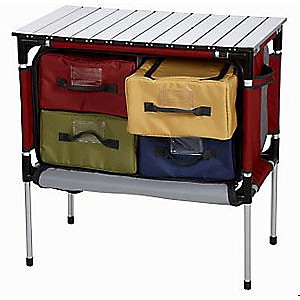 photo: Portal Outdoors Quad Bin Table Organizer camp kitchen furniture