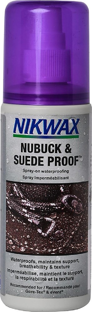photo: Nikwax Nubuck & Suede Proof footwear cleaner/treatment