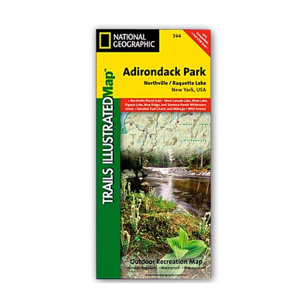 photo: National Geographic Northville/Raquette Lake Map - Adirondack National Park us northeast paper map