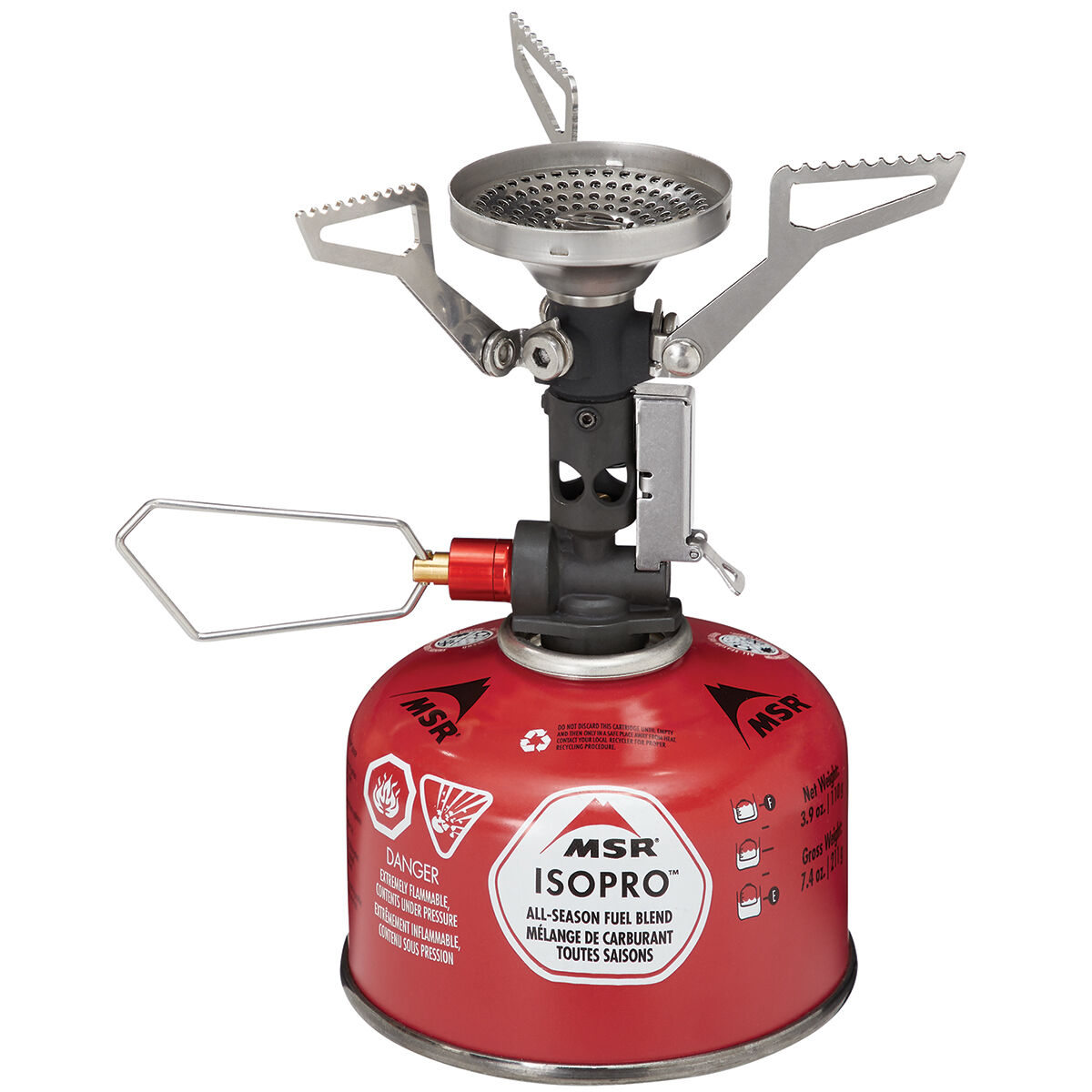 photo: MSR PocketRocket Deluxe compressed fuel canister stove