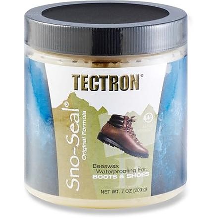 photo: Tectron Sno-Seal Waterproofing footwear cleaner/treatment