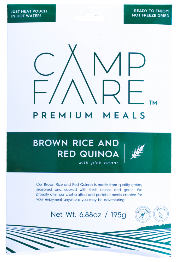 photo: CampFare Brown Rice and Red Quinoa vegetarian entrée
