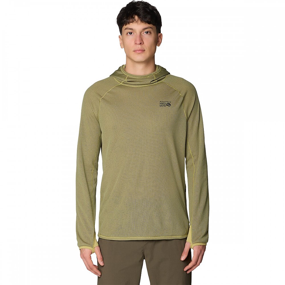 photo: Mountain Hardwear Men's AirMesh Long Sleeve Hoody fleece top