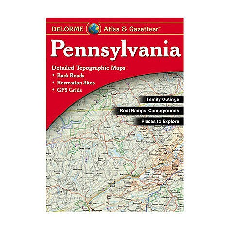 photo: DeLorme Pennsylvania Atlas & Gazetteer us northeast paper map