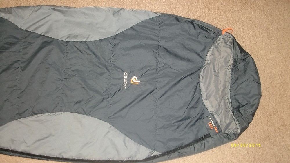 photo: Deuter DreamLite 500 warm weather synthetic sleeping bag