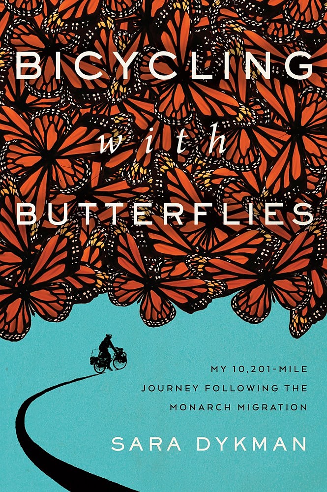photo: Timber Press Bicycling with Butterflies book / map