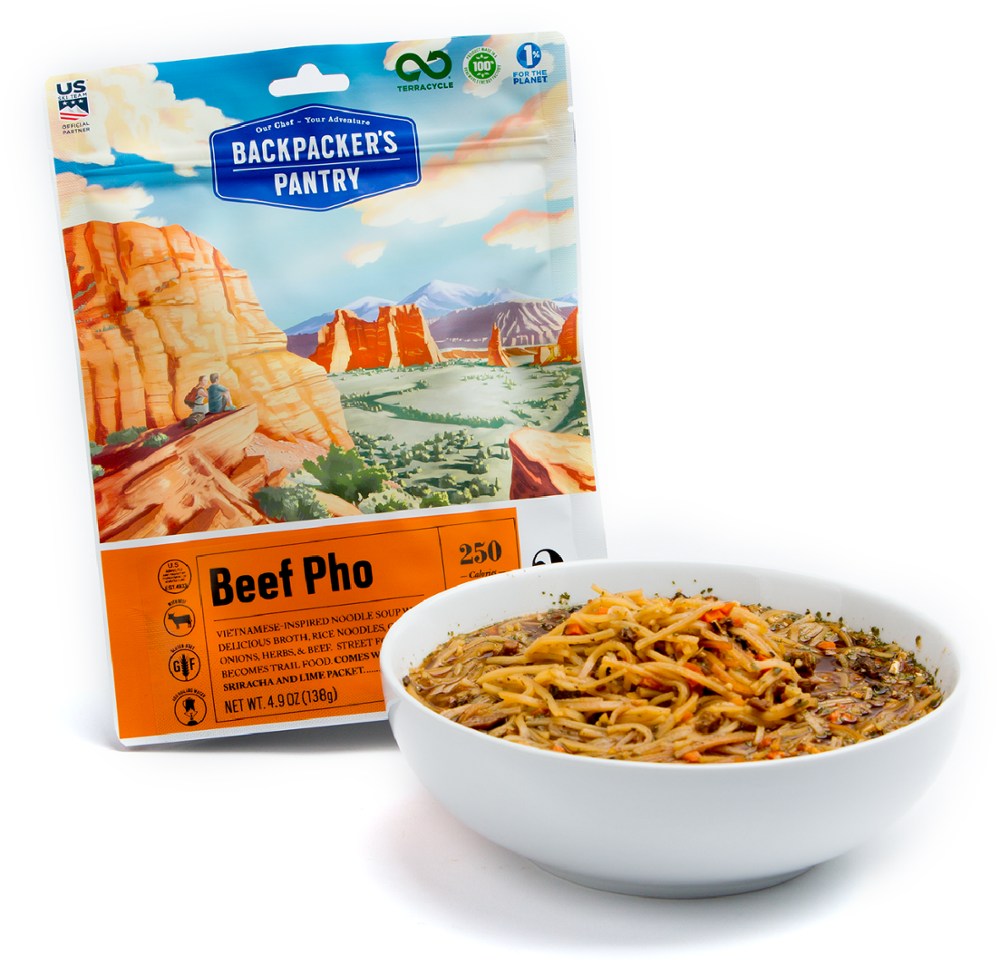 photo: Backpacker's Pantry Beef Pho meat entrée