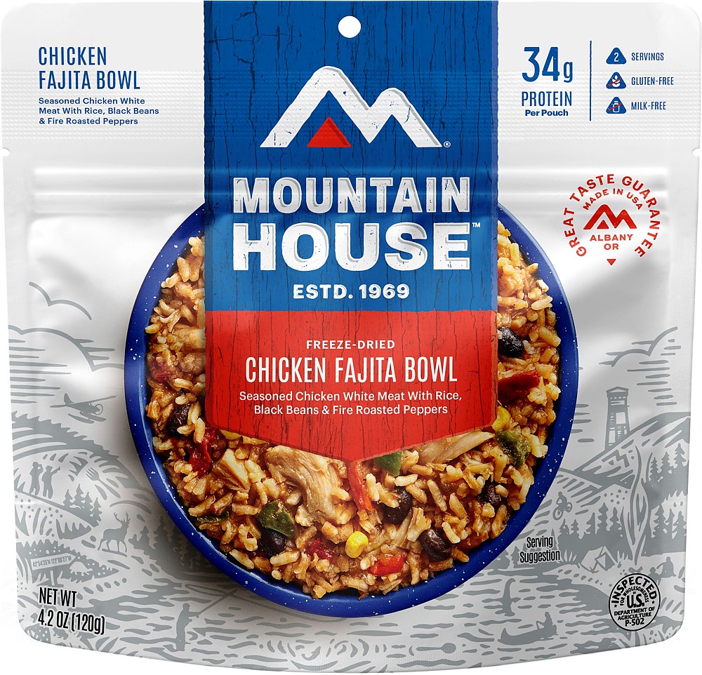 photo: Mountain House Chicken Fajita Bowl meat entrée
