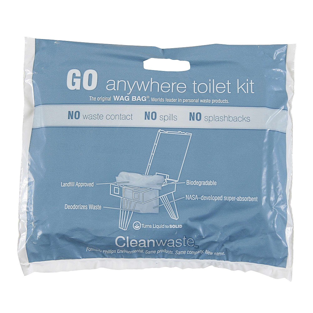 photo: Cleanwaste Go Anywhere Toilet Kit Wag Bag waste bag