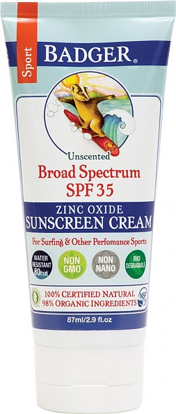 Badger Sport Broad Spectrum SPF 35 Sunscreen