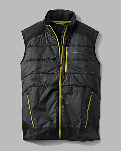 photo: Eddie Bauer Men's IgniteLite Hybrid Vest synthetic insulated vest