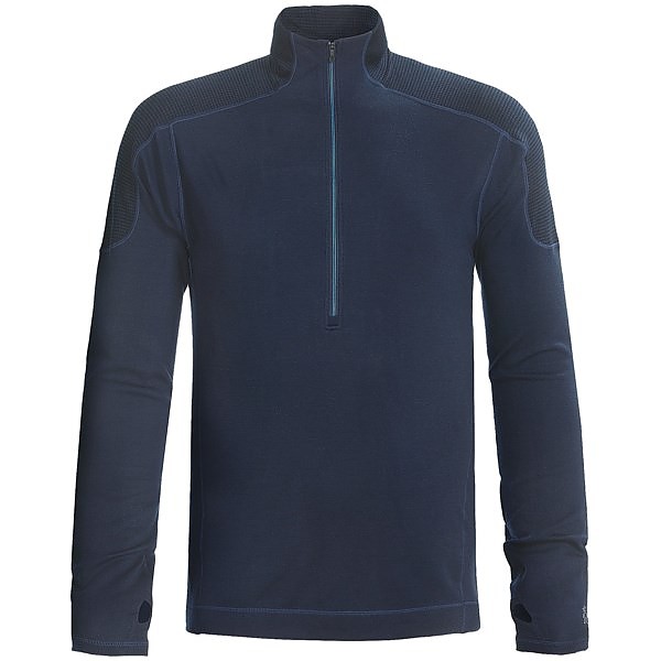 photo: Smartwool Midweight Funnel Zip base layer top