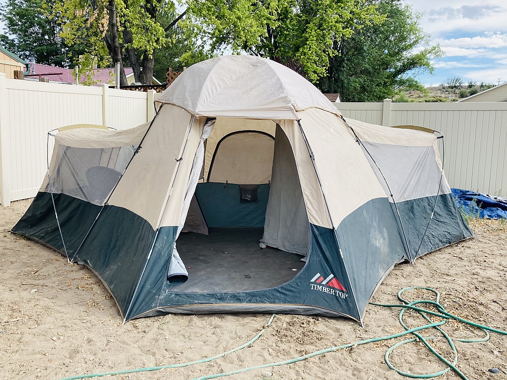 photo: Timber Top 3-room three-season tent