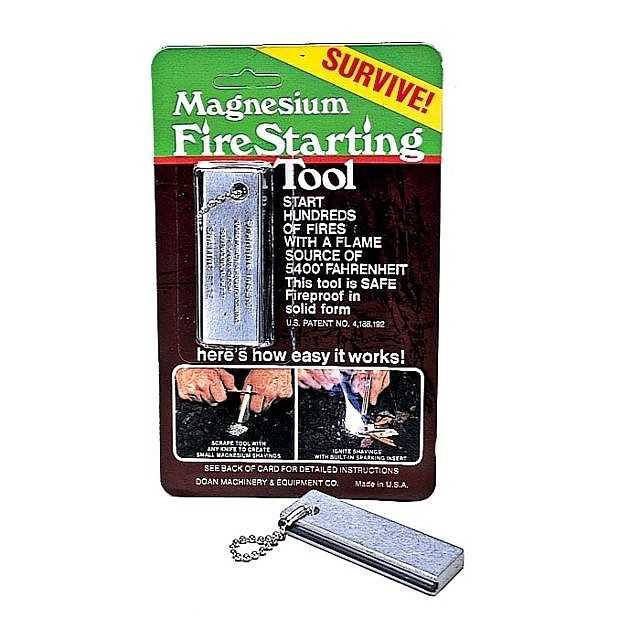 Doan magnesium fire starting tool reviews trailspace