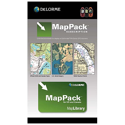 photo: DeLorme MapPack Annual Subscription map