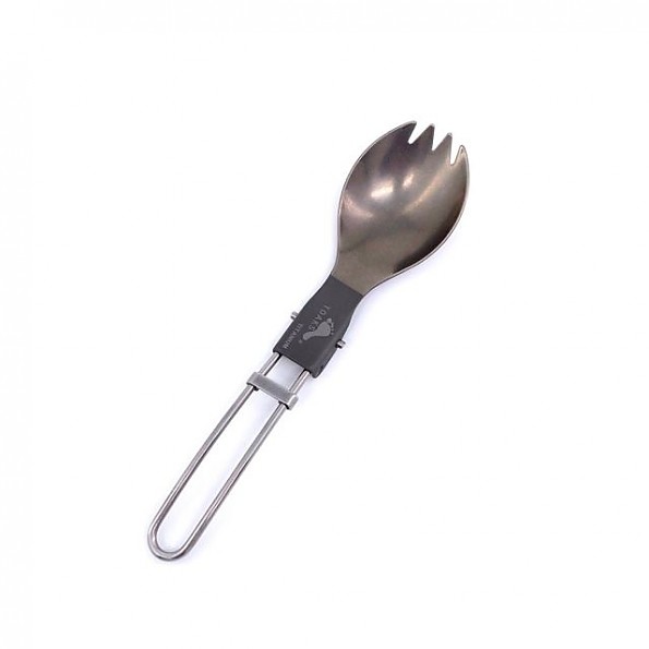 Toaks Titanium Long Handle Spoon with Polished Bowl