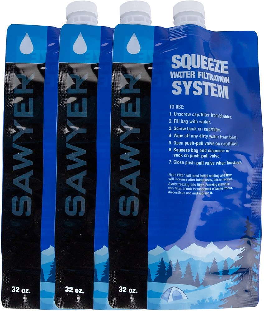 Sawyer Water Filter Squeeze Pouch Reviews Trailspace