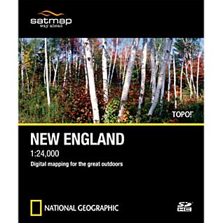 photo: Satmap National Geographic TOPO! New England SD Card us northeast map application