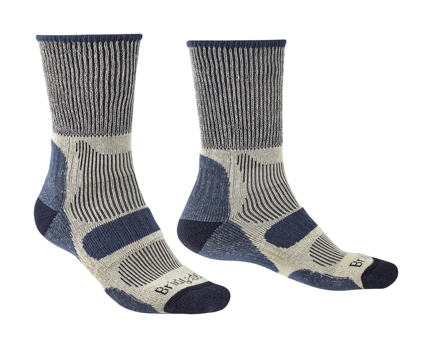 Bridgedale Mens Hike Lightweight Cotton Cool  Comfort Socks