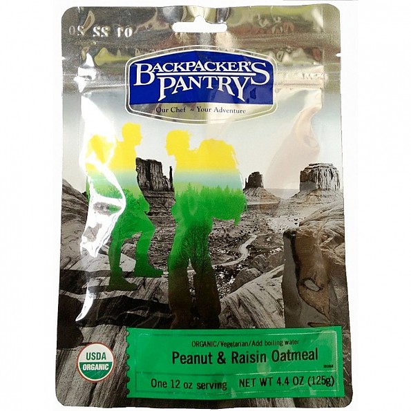 Backpacker's Pantry Organic Peanut Butter & Raisin Oatmeal