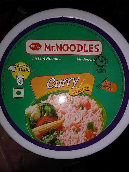 Pran Mr. Noodles Instant Noodles Curry Flavor