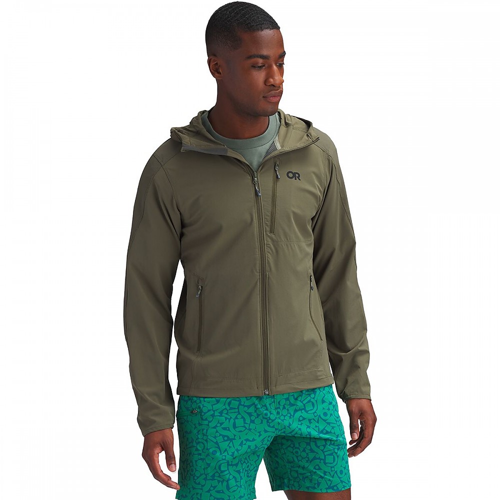 photo: Outdoor Research Ferrosi Hoodie soft shell jacket