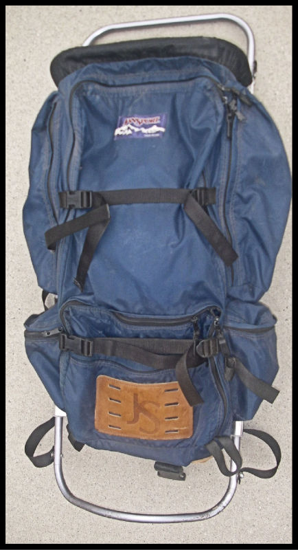 jansport metal frame backpack