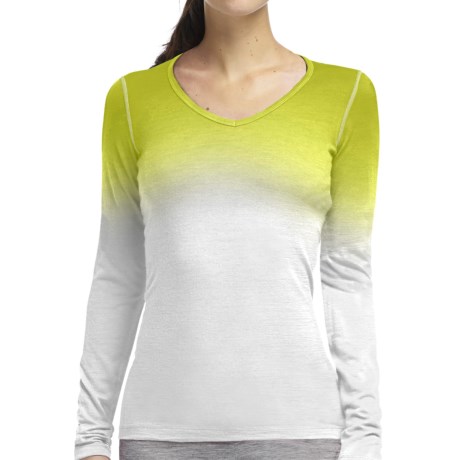 photo: Icebreaker Oasis Long Sleeve V base layer top
