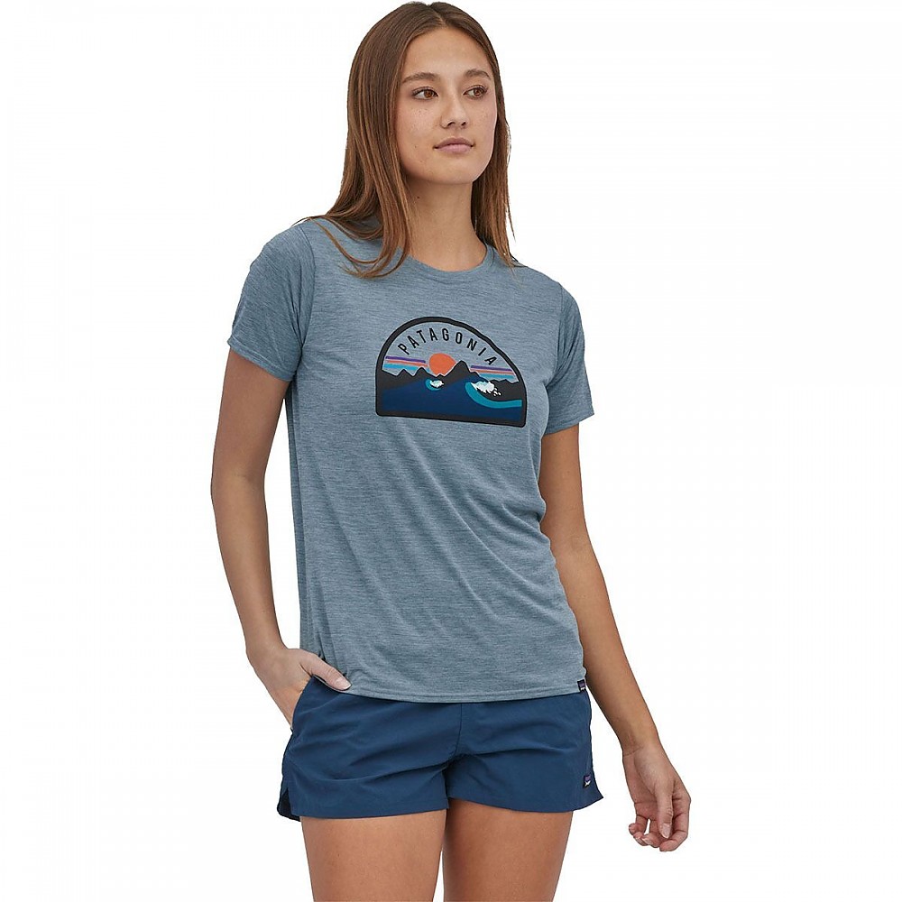 photo: Patagonia Women's Capilene Cool Daily Graphic Shirt short sleeve performance top