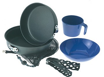 photo: GSI Outdoors Hard Anodized Extreme Mess Kit - 6 pc pot/pan