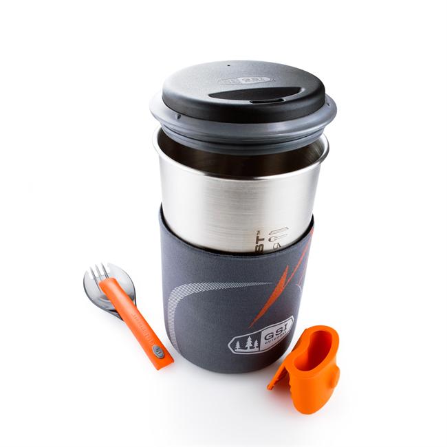 photo: GSI Outdoors Glacier Stainless Steel Minimalist Cookset pot/pan
