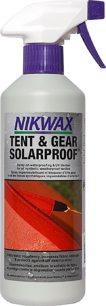 photo: Nikwax Tent & Gear SolarProof equipment cleaner/treatment