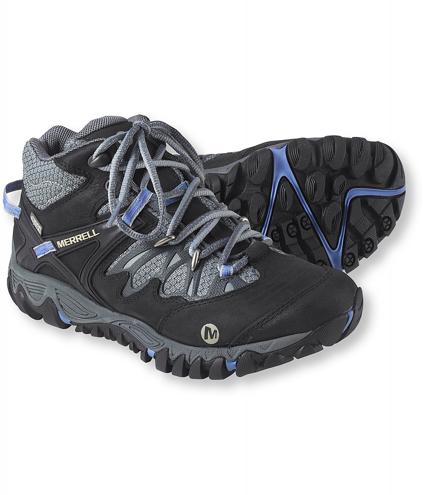 merrell women's all out blaze mid waterproof hiking boot