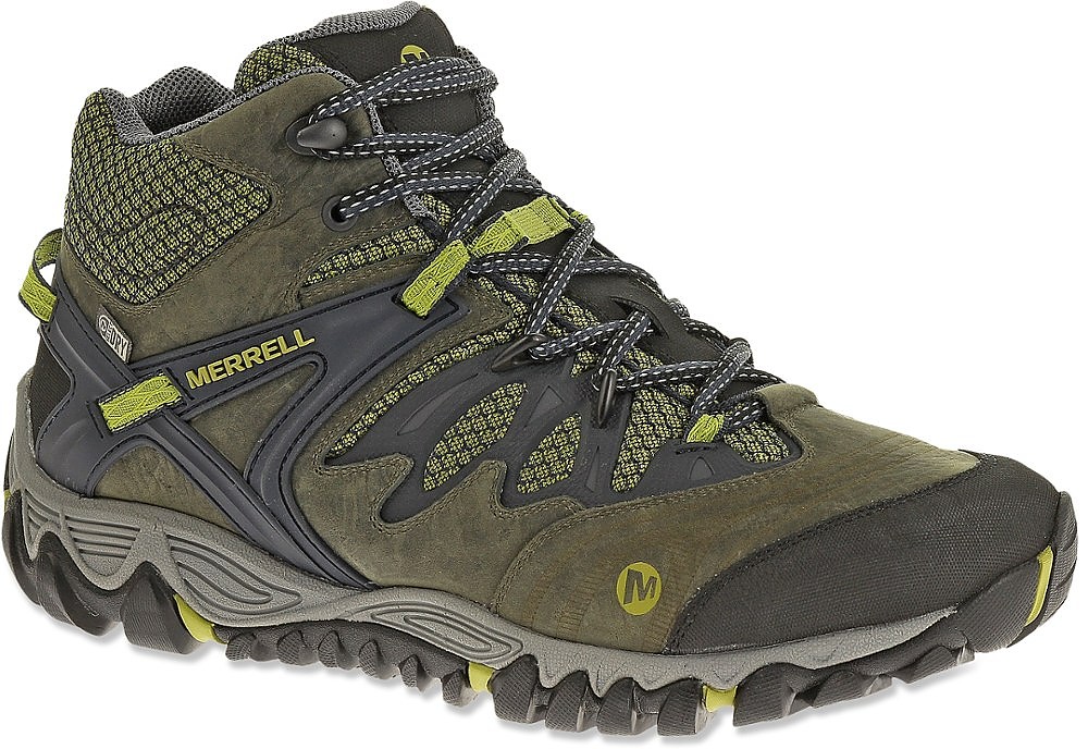 merrell women's all out blaze mid waterproof hiking boot