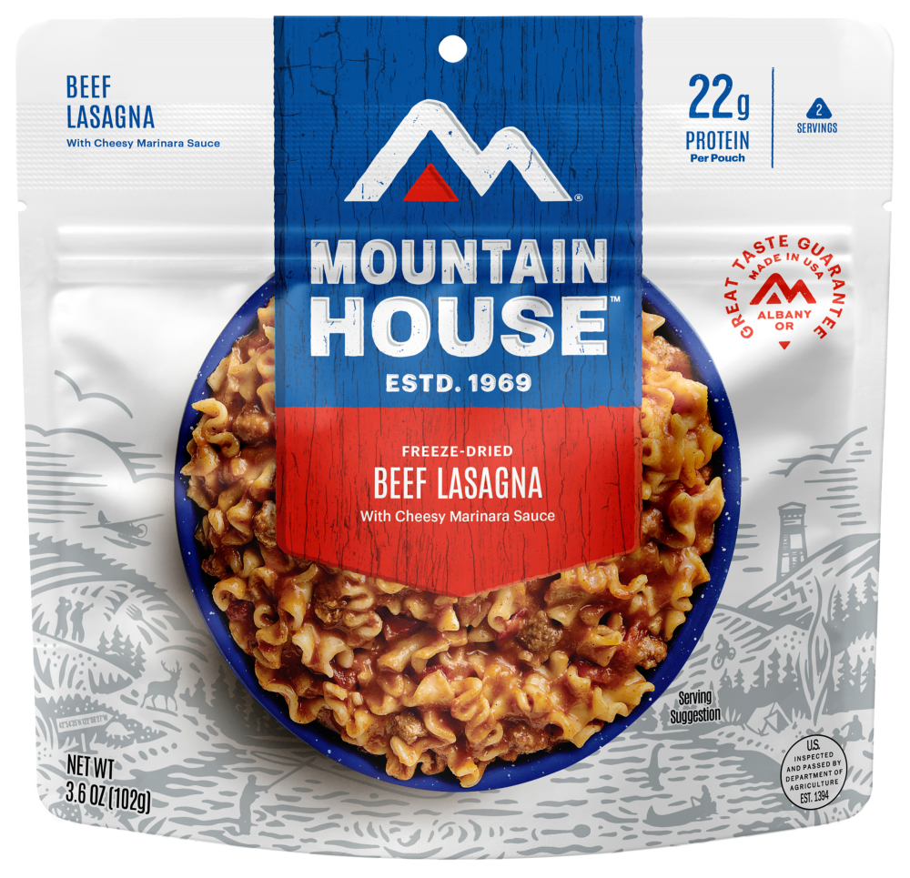 photo: Mountain House Lasagna with Meat Sauce meat entrée