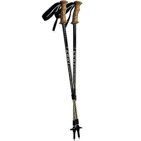 Bâton De Randonnée LEKI Super Makalu Réglable 110-140 Cm - Aluminium - Pointe Carbone - Occasion