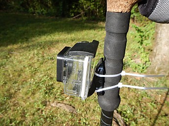 trekking pole gopro mount