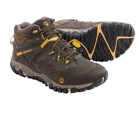 merrell men's all out blaze mid waterproof hiking boot