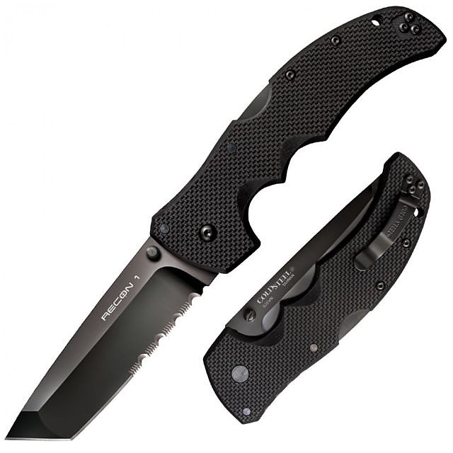 photo: Cold Steel Recon 1 Tanto Point 50/50 fixed-blade knife