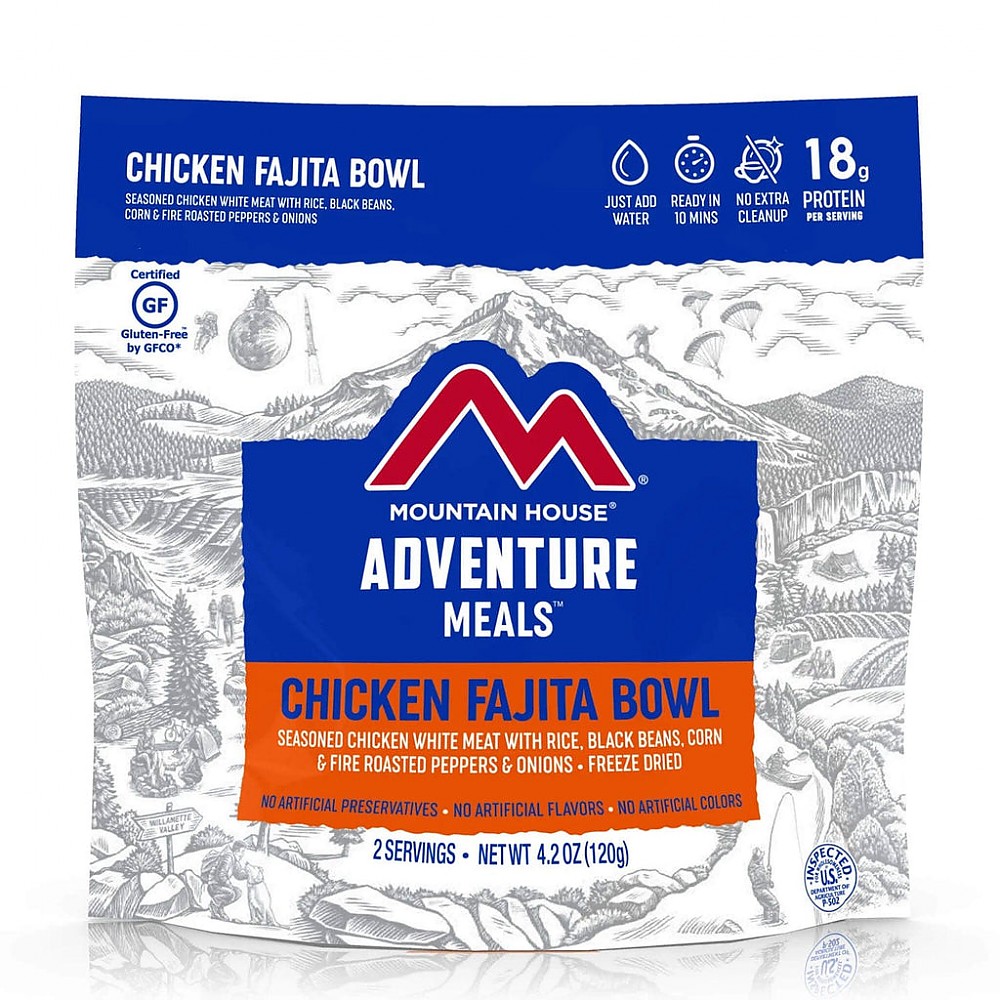 photo: Mountain House Chicken Fajita Bowl meat entrée