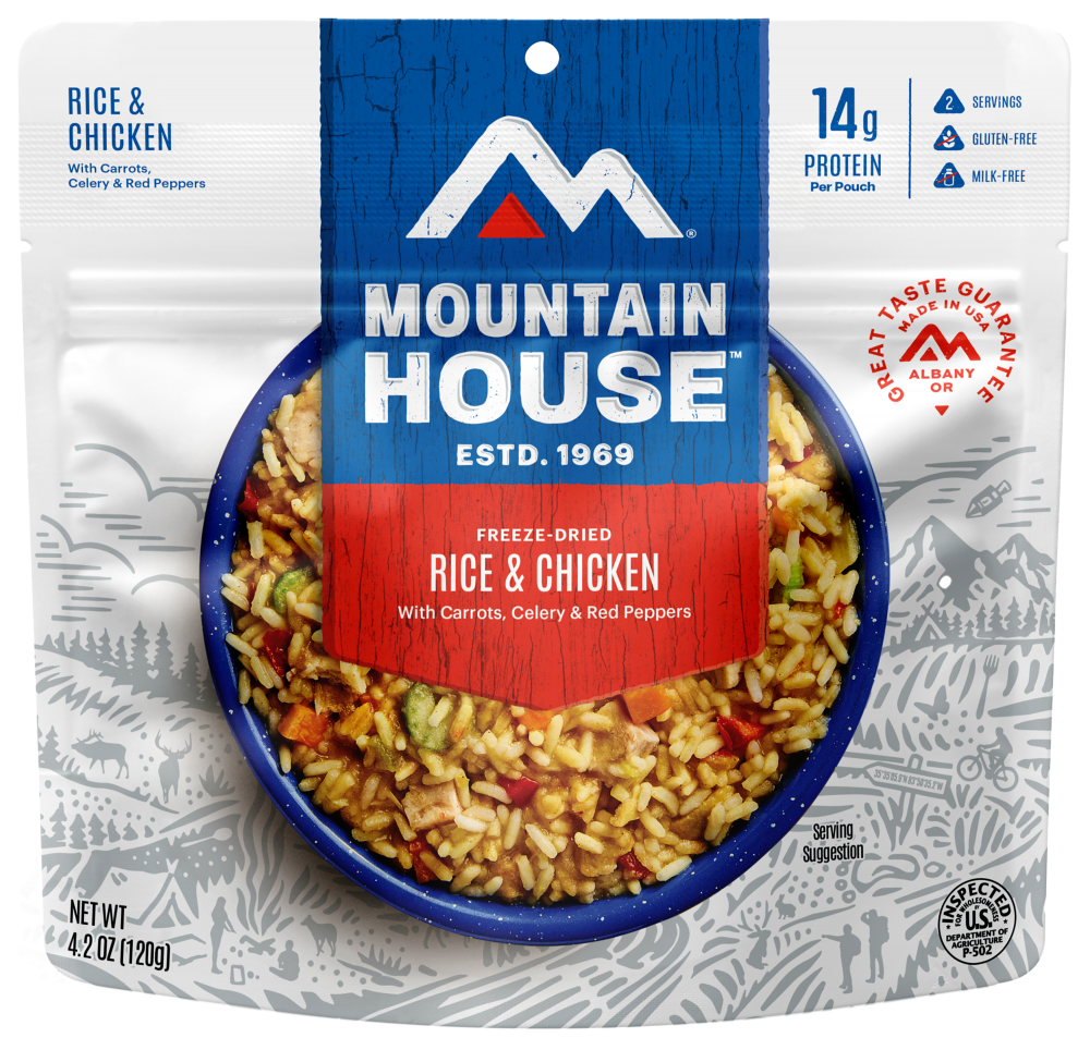 photo: Mountain House Rice & Chicken meat entrée