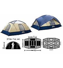 photo: Eureka! Blue Mesa 1610 three-season tent