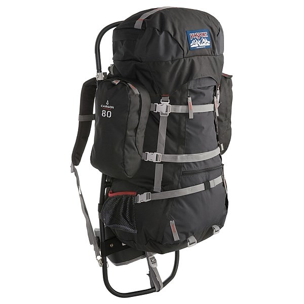 photo: JanSport Carson 80 external frame backpack