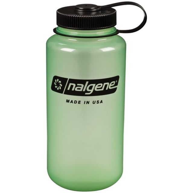 photo: Nalgene 32 oz Wide Mouth Glow water bottle
