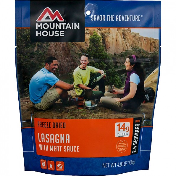 Mountain House Lasagna with Meat Sauce